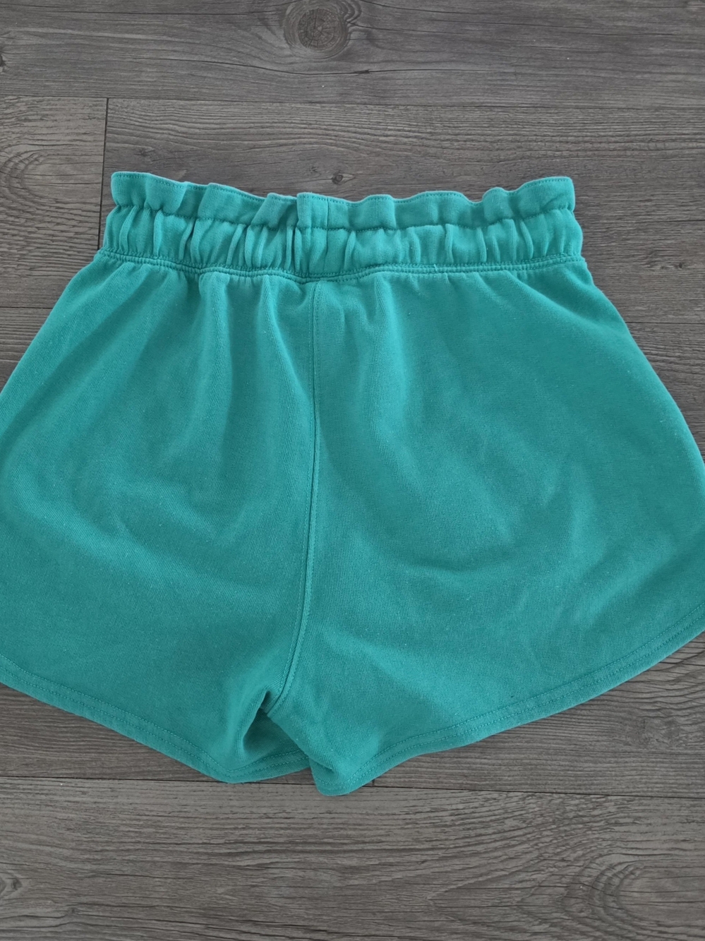 Universal Thread Teal Ruffle Waist Drawstring Shorts - Picture 3 of 3